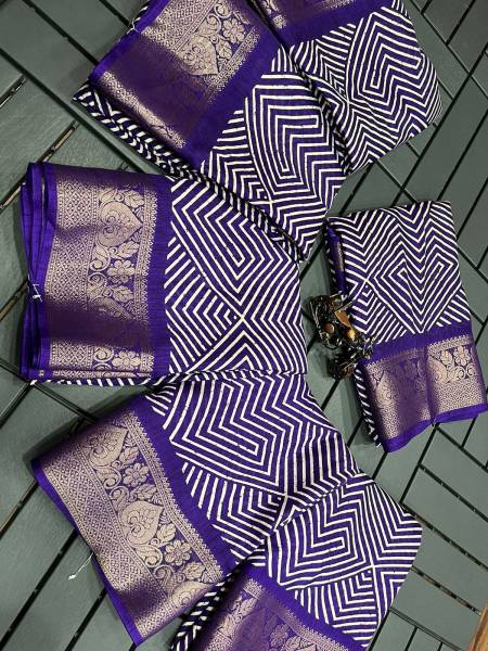 Wow Dola Silk With Jequrd Border Saree Catalogue